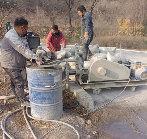 武隆路面下沉注浆